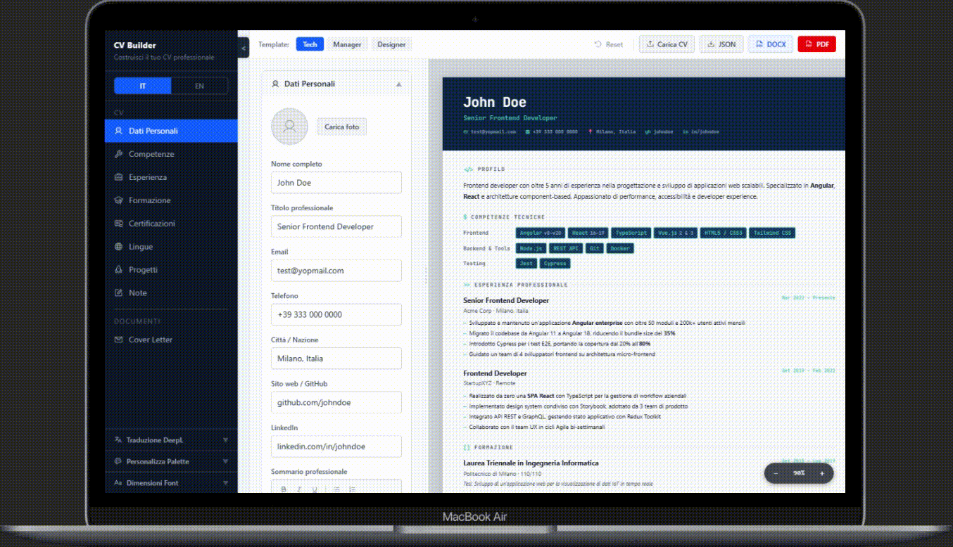 CV Builder
